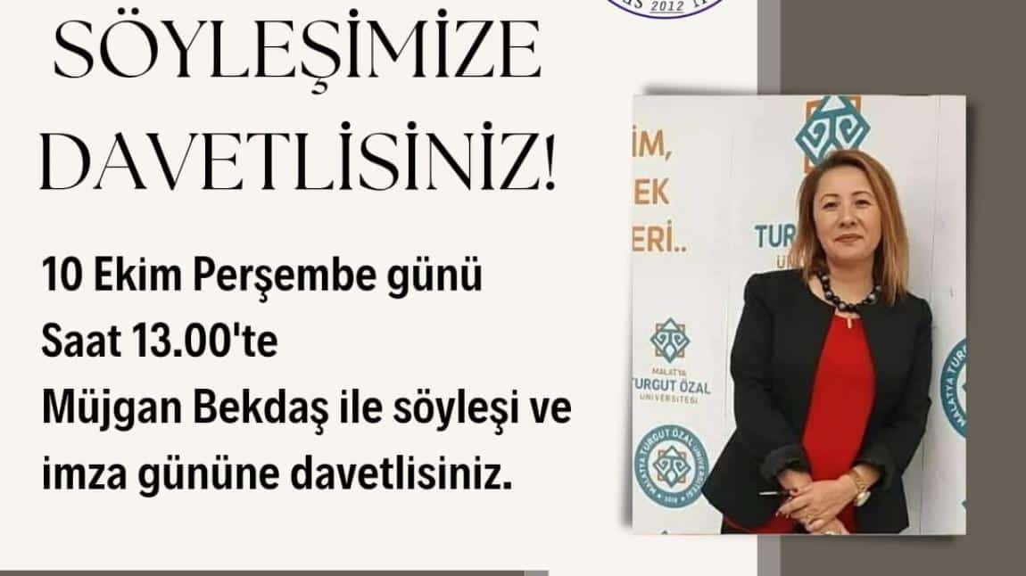 SÖYLEŞİMİZE DAVETLİSİNİZ!